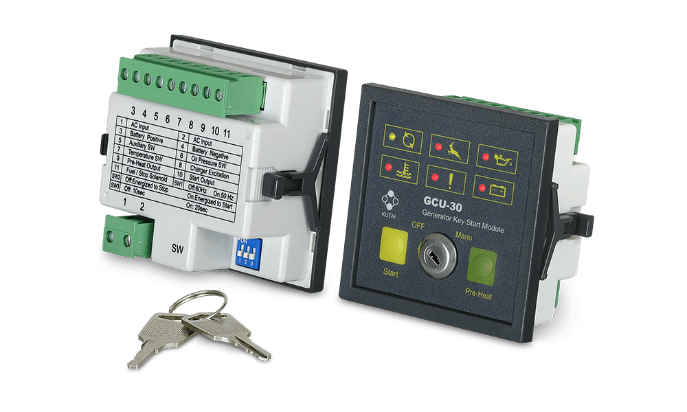 GCU-30 Manual Key Start Genset Controller for Generator Rental Market